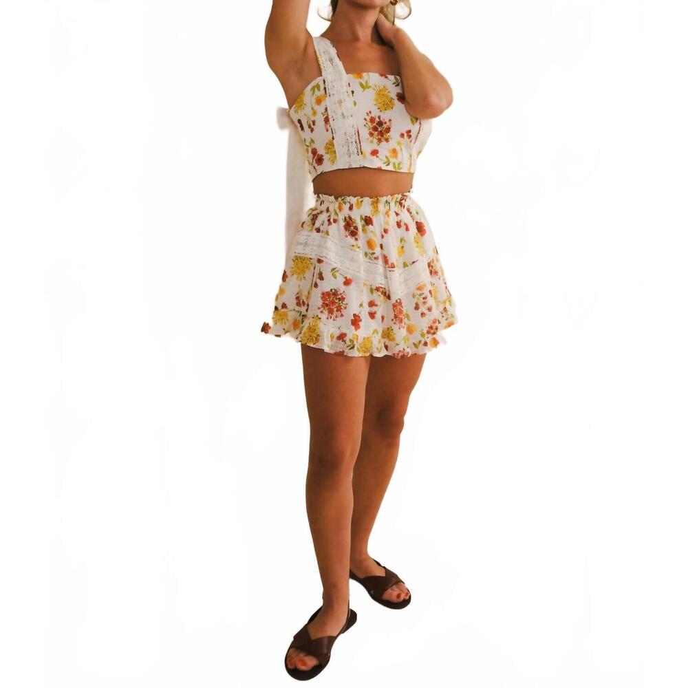 NEW WINSTON WHITE valerie skirt in poppy